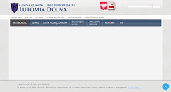Desktop Screenshot of gimld.mojaszkola.net